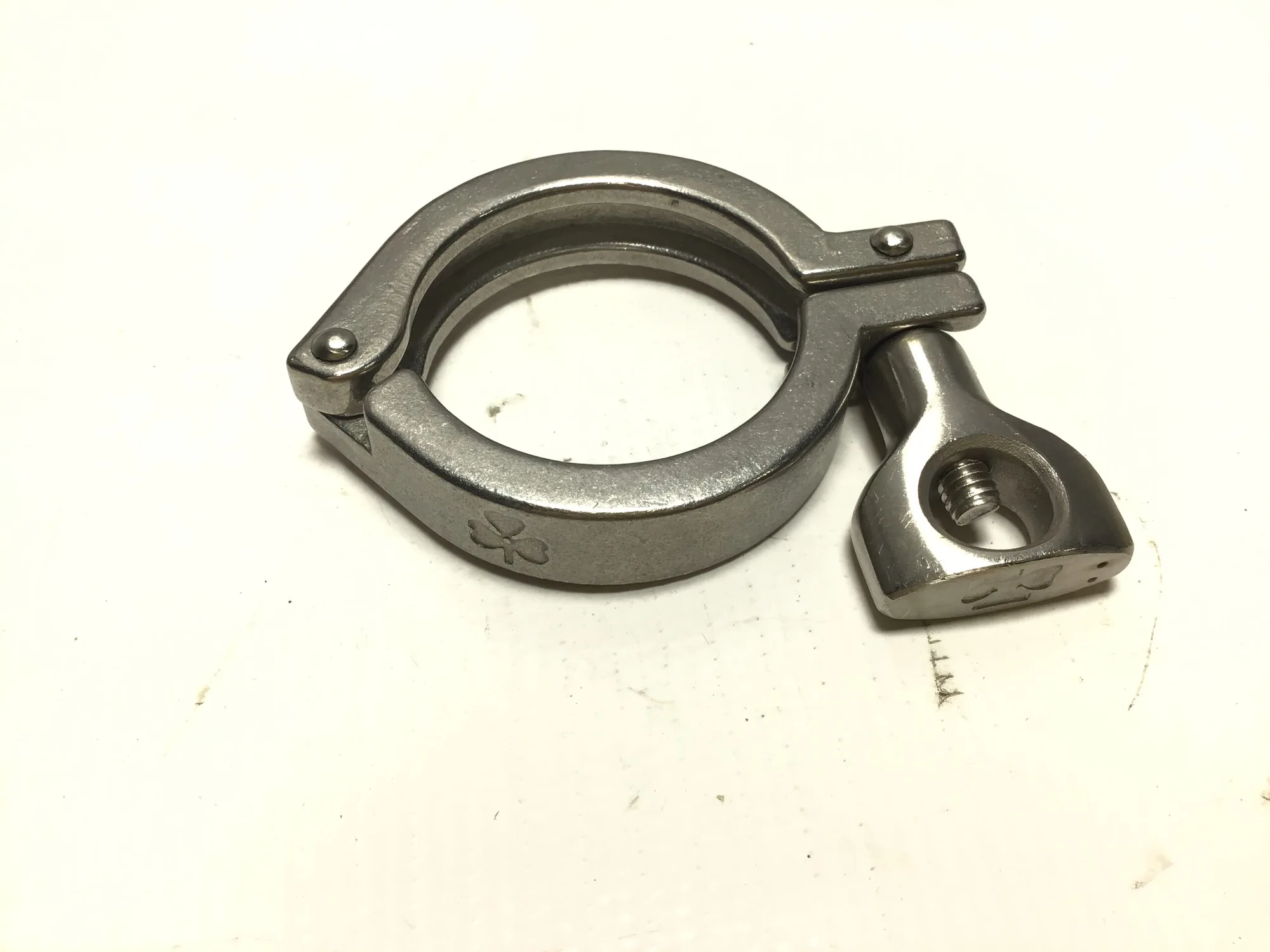 Tri-Clamp Single-Pin Fitting -Dairy/Winery/Brewery Stainless Steel (Set of 6)