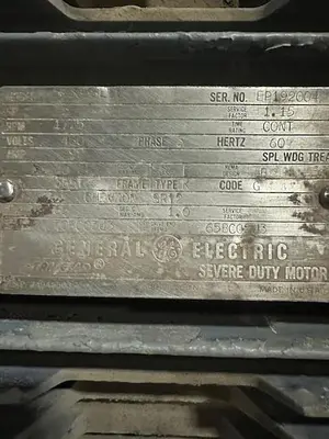 USED GE SQUIRREL CAGE