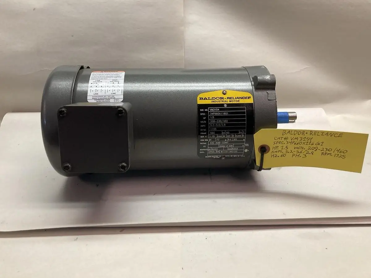 New | in-Stock BALDOR VM3154 A.C. Motors Ohio US | Surplus Asset Holdings #1364223
