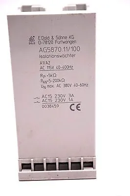 NEW E. DOLD & SOHNE AG5870.11/100 VARIMETER AG5870