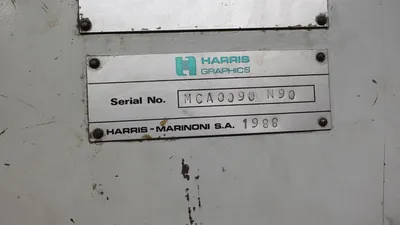 Used 1989 HARRIS M1000B Offset Presses Illinois US | Machinery Solutions Group, Inc. #1463567