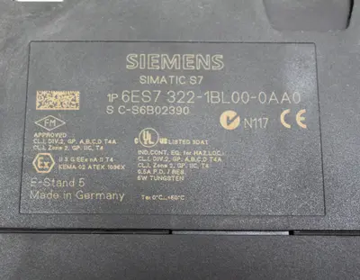 USED SIEMENS 6ES7 322-1BL00-0AA0