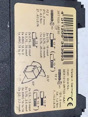 USED SIEMENS 3RT1035-1AK60