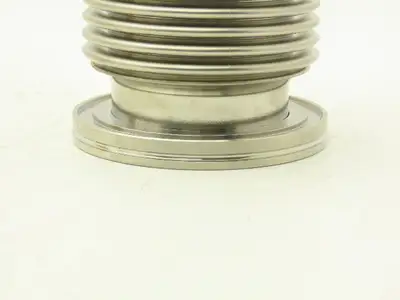 ISO 80 Stainless Flexible Vacuum Bellows 110mm Flange OD 150mm Length