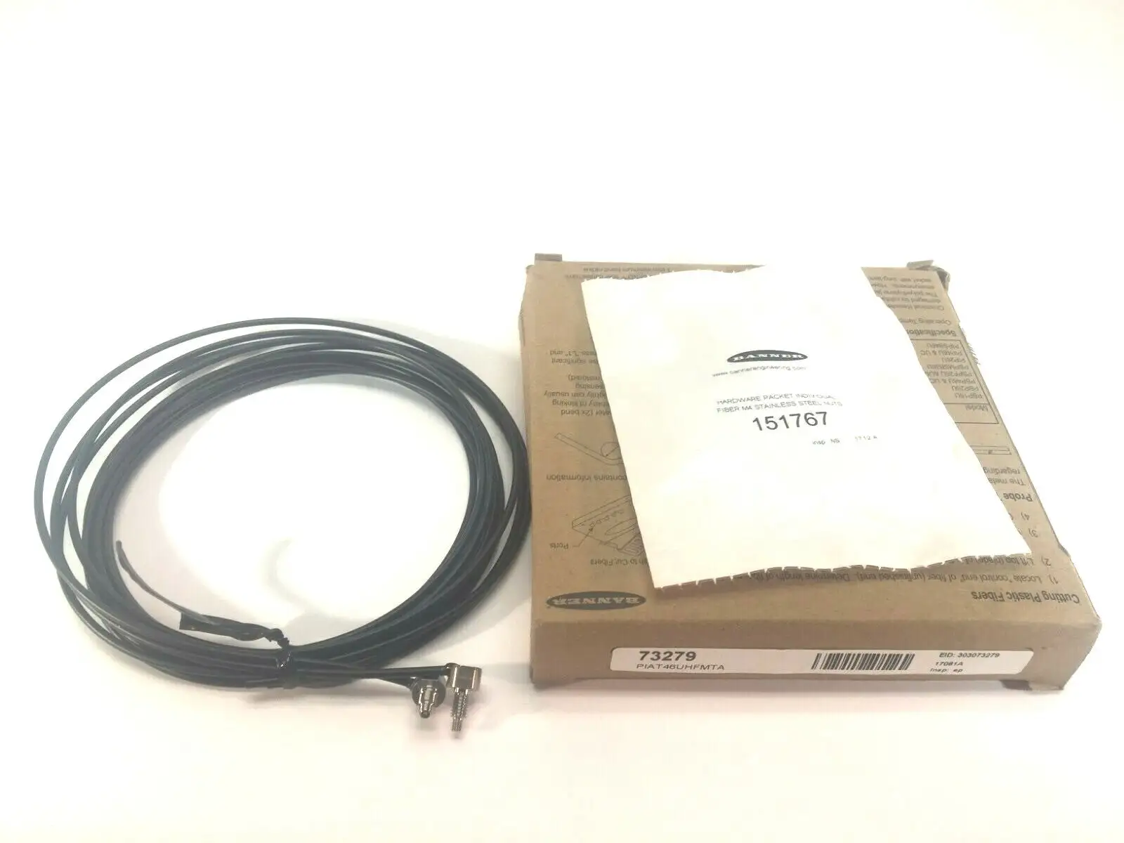 PIAT46UHFMTA | Banner  73279 Opposed Mode Plastic Fiber Sensor - New