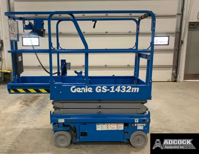 New | in-Stock 2026 GENIE GS-1432M E-DRIVE SCISSOR LIFT Scissor Lifters Alberta CA | Adcock Equipment #1417630