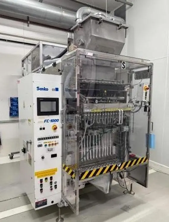 Used SANKO MODEL FC-1000 STICK PACK VERTICAL FORM FILL SEAL MACHINE WITH VOLUMETRIC FEEDER SANKO MODEL FC-1000 STICK PACK VERTICAL FORM FILL SEAL MACHINE WITH VOLUMETRIC FEEDER Vertical Form Fill Sealing Machines (VFFS) Illinois US | Save on Equipment #1147594