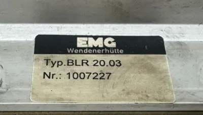 USED EMG AUTOMATION BLR 20.03 SLOT RACK TERMINAL BK10.02 BLR20.03