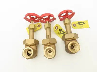 Milwaukee Valve  1151 Rising Stem Gate Valve 3/4" FNPT 150SWP 300 WOG Lot of 3