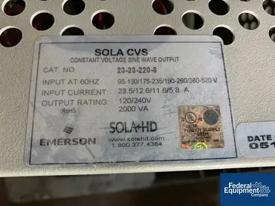USED O'HARA O'Hara Technologies Tray Drying Oven, S/S, Model 200K