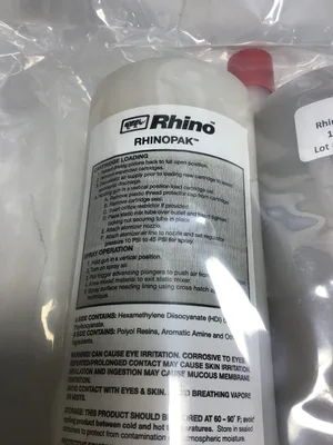 Rhino 10753 Rhinopak Custom Color Chemical Spray Cartridge 60D 1500ml/Industrial Tan
