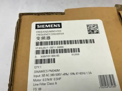 New | in-Stock SIEMENS SINAMICS PM240M POWER MODULE BUILT IN LINE FILTER Variable Speed Drives | Maverick Industrial Sales #1112847
