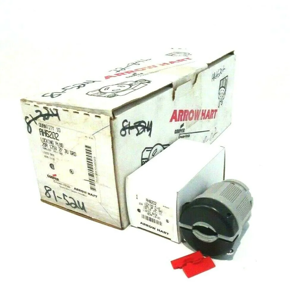 BOX OF 10 NEW COOPER ARROW HART AH6202 PLUGS 6202