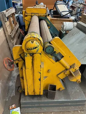 48" x 5/16" WYSONG MODEL #D-48 POWERED PLATE BENDING ROLL: YOBRO #24998