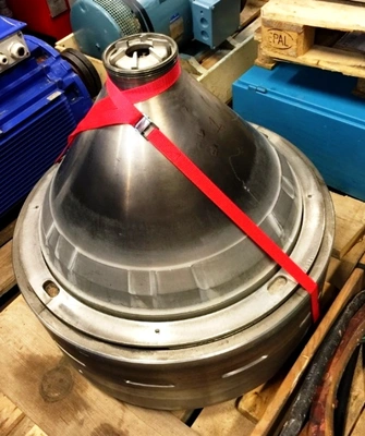 Alfa-Laval MRPX 418 HGV-74C cold milk separator, 316SS.