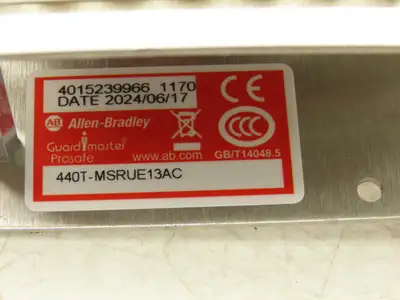 Allen Bradley 440T-MSRUE13AC Guardmaster Trapped Key Interlock Solenoid Release