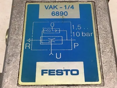 Used FESTO VAK-1/4 Valves/Fittings Michigan US | Ideal Machinery #1277095