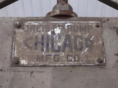 8' x 1/4" CHICAGO DREIS & KRUMP POWERED APRON BRAKE: STOCK 23704