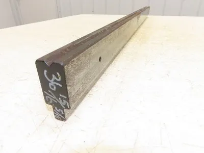 Press Brake Die 37" Long 90° V 1/4" W 1/8" D 1-3/4" H 1/2" Tang