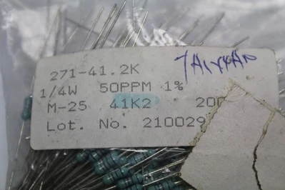New | in-Stock Xicon 271-41.2K 1/4W 50PPM 1% Resistors California US | Davliegogo LLC #1707879