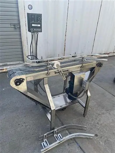 Conveyor, Belt, 7" X 54", S/st, Vari-Speed, Guide Rails #S744592