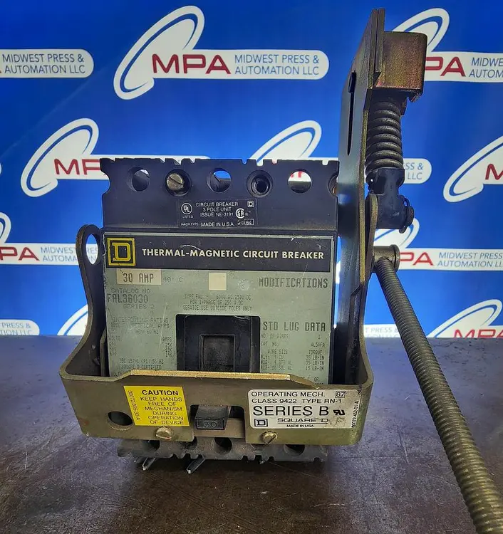 Used SQUARE D FAL36030 Circuit Breakers | Midwest Press and Automation #577313