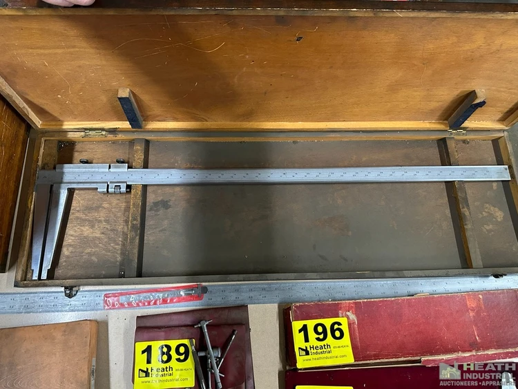 Used _UNKNOWN_ CSE 35 IN CALIPER Vernier Calipers Illinois US | Heath Industrial Auction Services #1419970