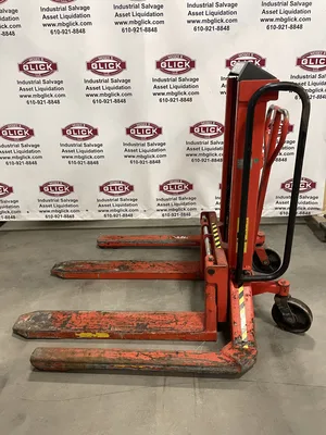 Interthor LX515514 42” Manual Pallet Jack/Truck Stacker 2200lbs 32” Max Height