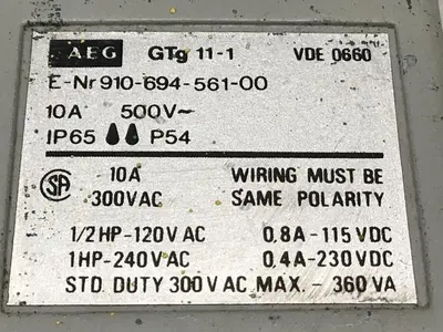 USED AEG E-NR910-694-561-00