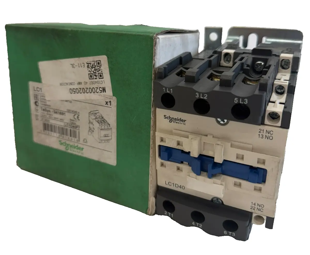 NEW SCHNEIDER ELECTRIC LC1D40G7 CONTACTOR 40AMP LC1D40