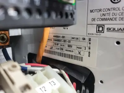 USED SQUARE D MODEL 6