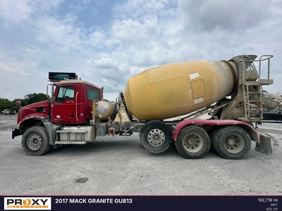 Used 2017 MACK GRANITE GU813 Concrete Mixer Trucks Delaware US | Proxy Equipment #1388928