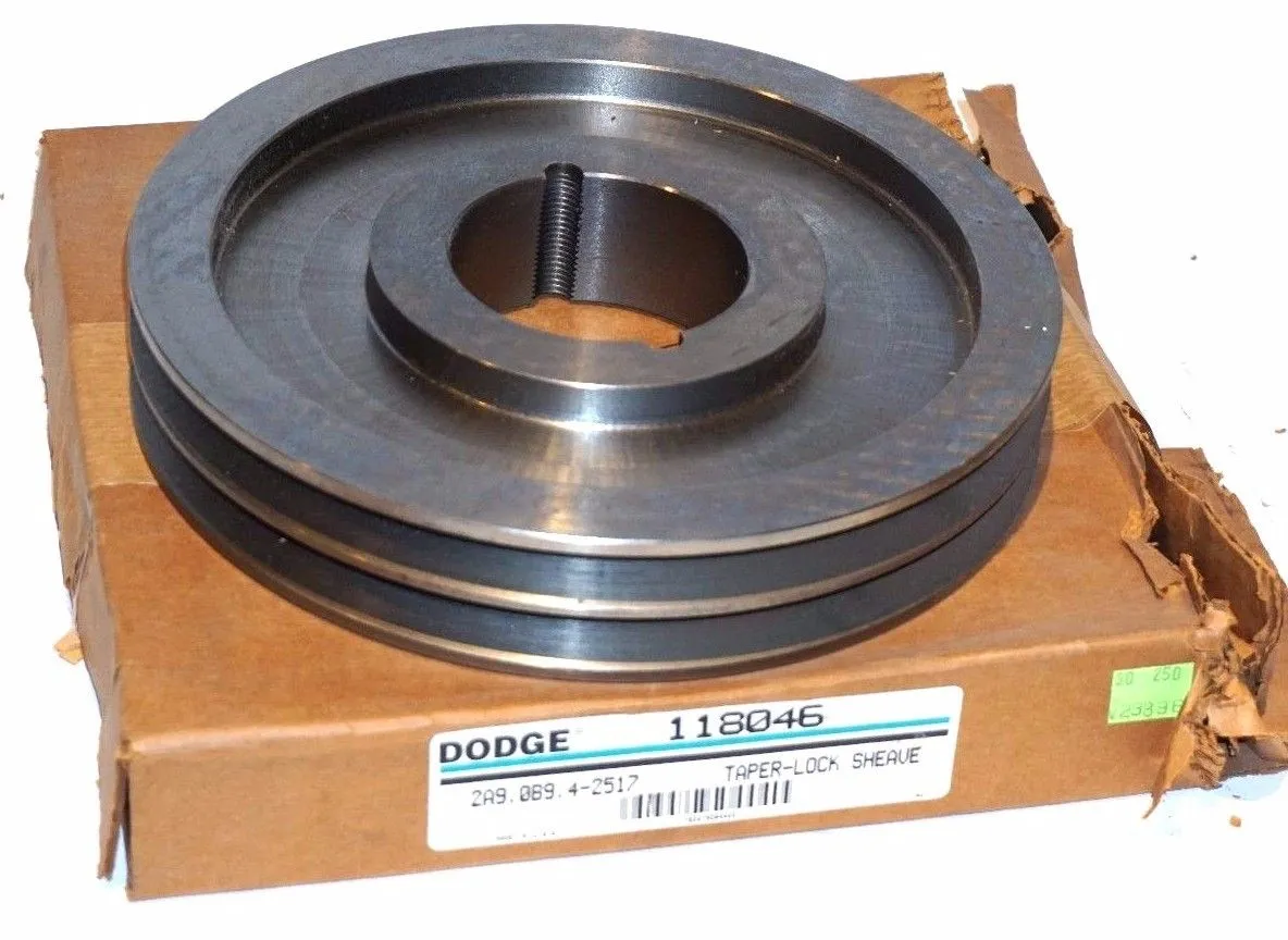 NEW DODGE 118046 TAPER LOCK SHEAVE 2A9.0B9.4-2517