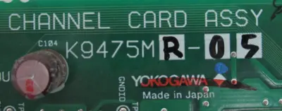 USED YOKOGAWA K9475MR-05 CHANNEL CARD AV55CM-A1-A K9475MR05