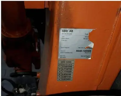 USED ABB IRB 6640