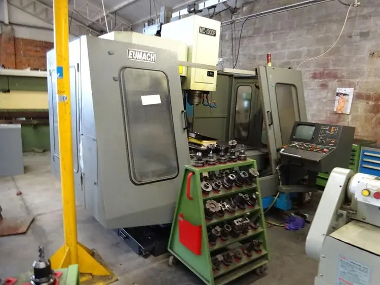 Used EUMACH MC-1300P X: 1350 - Y: 610 - Z: 610MM Vertical Machining Centers BE | Apt International N.V #361901