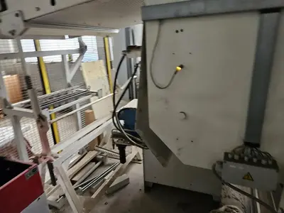 USED HOSOKAWA TWO-STAGE PLASTIC SHREDDING AND GRANULATION SYSTEM