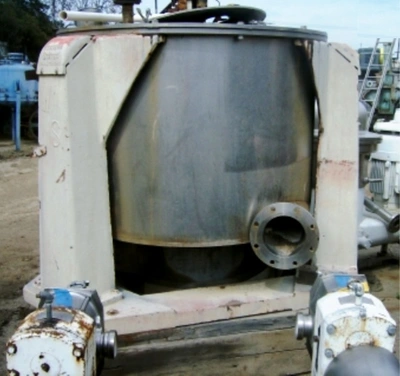 Western States 48 x 30 perforate basket centrifuge, 316SS.
