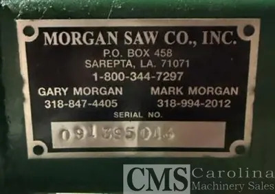 Used MORGAN DOUBLE HEAD NOTCHER Notching Machines North Carolina US | CAROLINA MACHINERY SALES #1250287