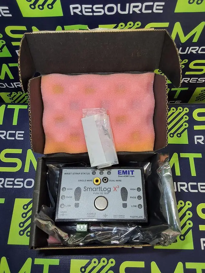DESCO 19276 SMART LOG COMBO TESTER X3 WRIST STRAP STATUS