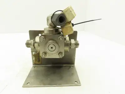Kajaani Electronics 3-Way 1/2" Stainless Ball Valve High Pressure