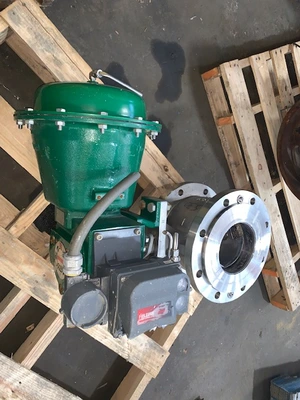 Fisher 8" V150 Stainless Steel V-Ball Control Valve