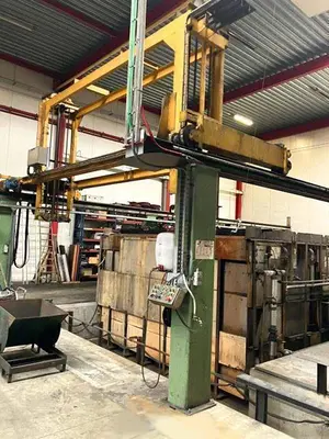 USED ESTEE POWDERCOATING LINE