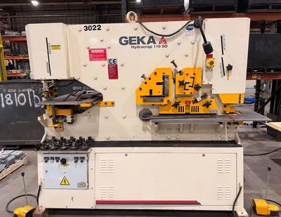 Used 2017 GEKA HYDRACROP 110 Ironworkers Wisconsin US | Revelation Machinery #1545666