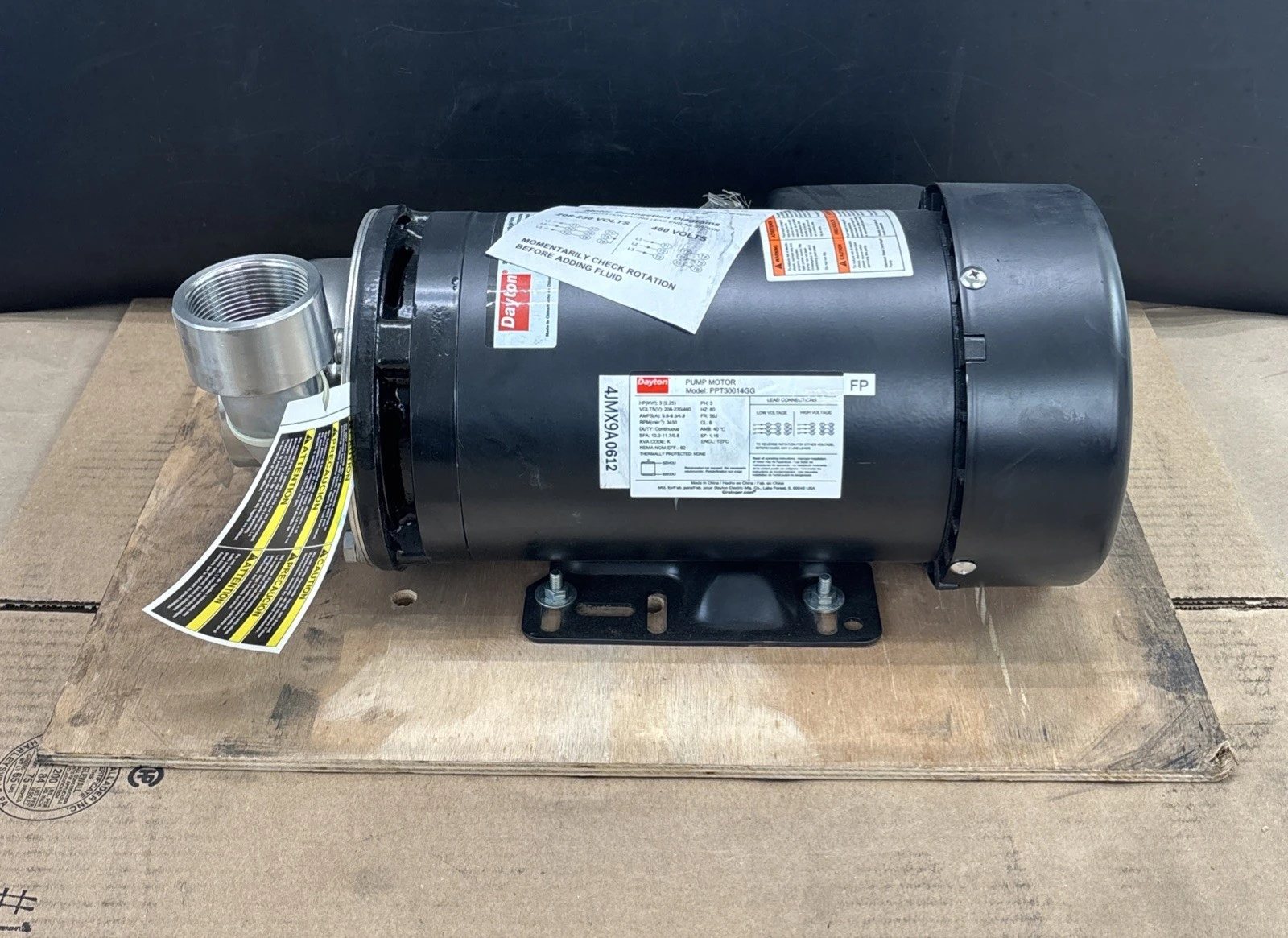 New | in-Stock Dayton 4JMX9A Centrifugal Pumps Indiana US | J&J Industrial Supply #1481555