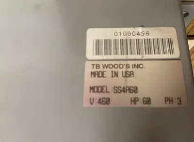 TB WOODS SS-4A-60 SHORT-STOP, 60 HP, 460 VOLT ELECTRIC BRAKE