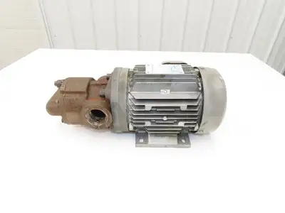 Nippon 3P750-320EVB Trochoid Oil Circulation Pump .75Kw 1700rpm 220V Motor