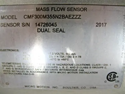 USED Micromotion CMF300 M355N2BAEZZZ