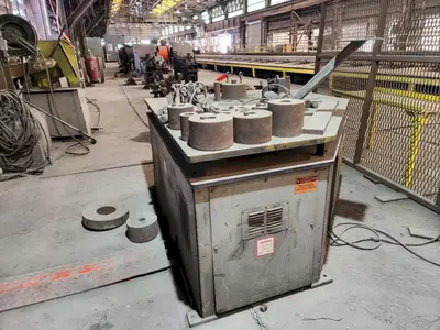 2.125" DIAMETER KRB MODEL #18M ELECTRO MECHANICAL ROTARY REBAR BENDER : YOBRO #25147