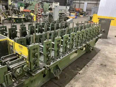 10 & 12 STAND X 2" BRADBURY SIDE BY SIDE U JOINT DRIVE ROLLFORMER: YOBRO #24947